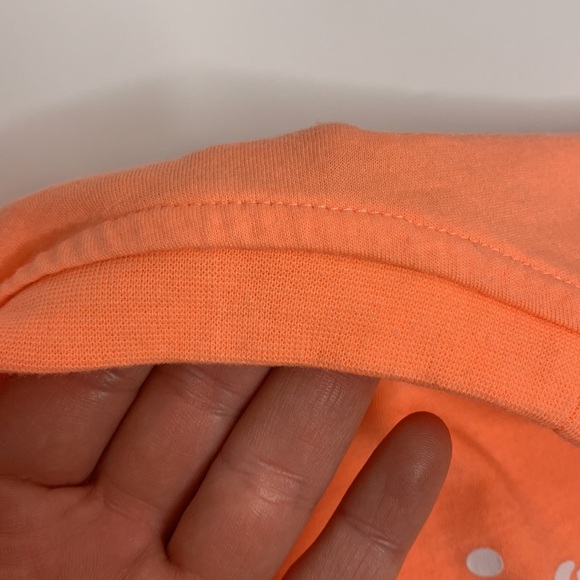 Champion | Salmon Colored Champion Logo Cropped Casual Tee Shirt | The Go To Tee - Picture 7 of 10